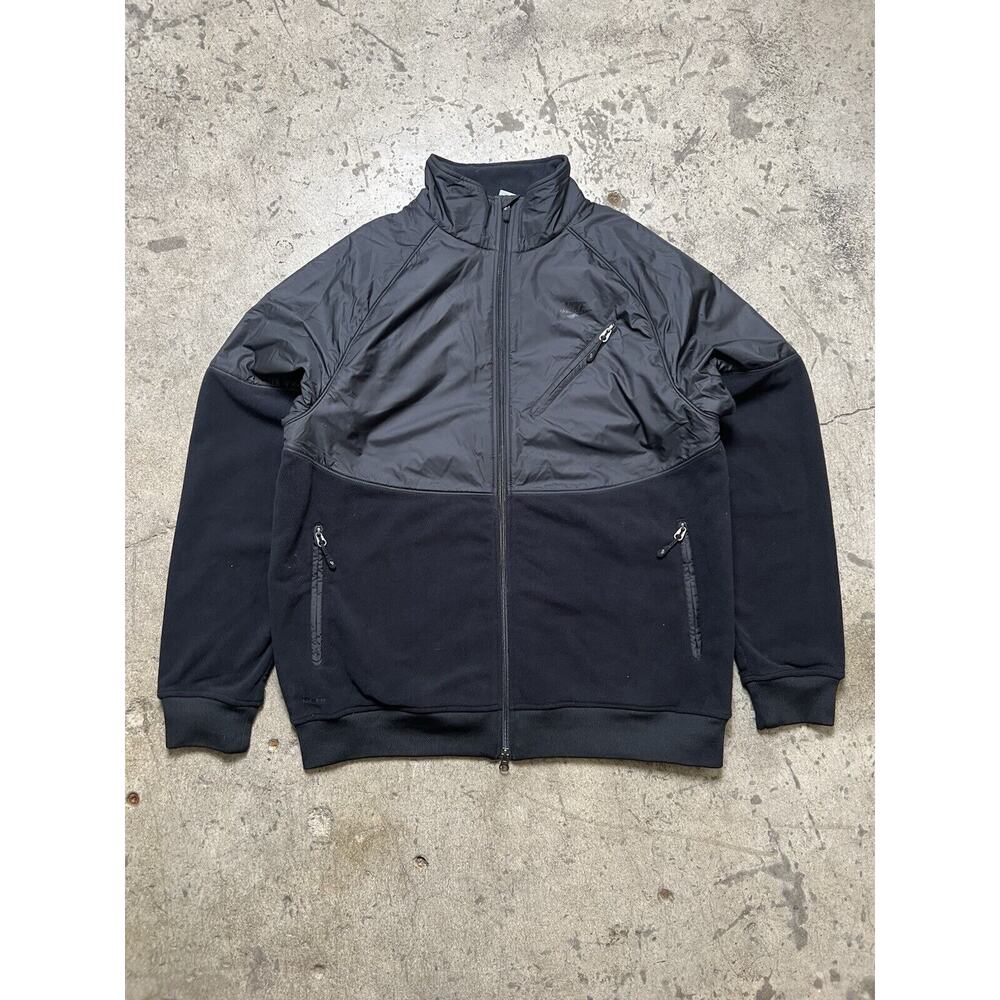 2008 Nike Black Fleece Zip Up Jacket 266006-010 Men’s Size‎ L